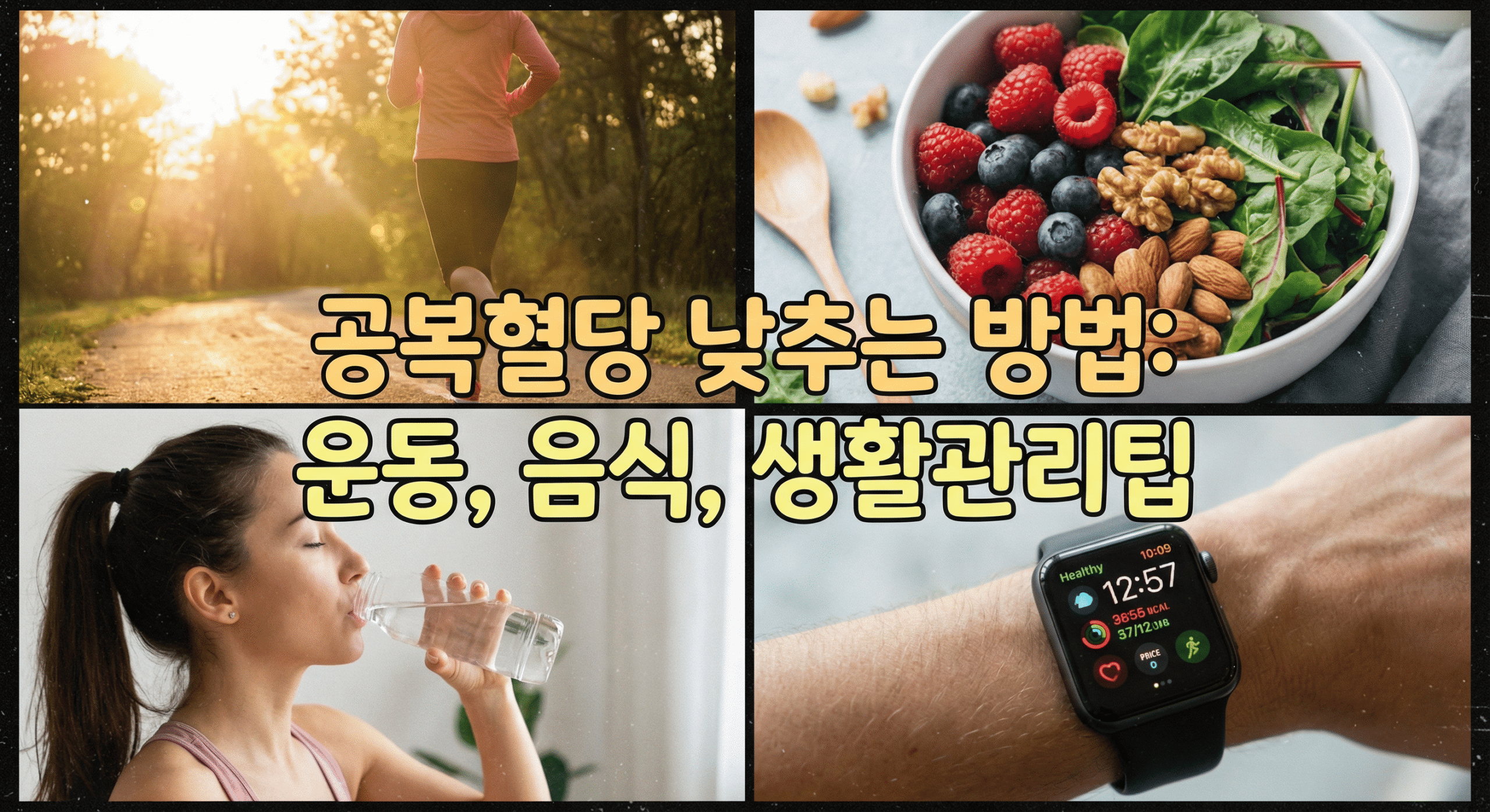 공복혈당 낮추는 방법, 그냥 넘기면 위험해요!