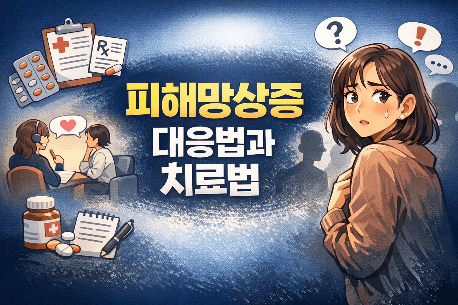 피해망상증증상의 형태와 올바른 대처법 치료법