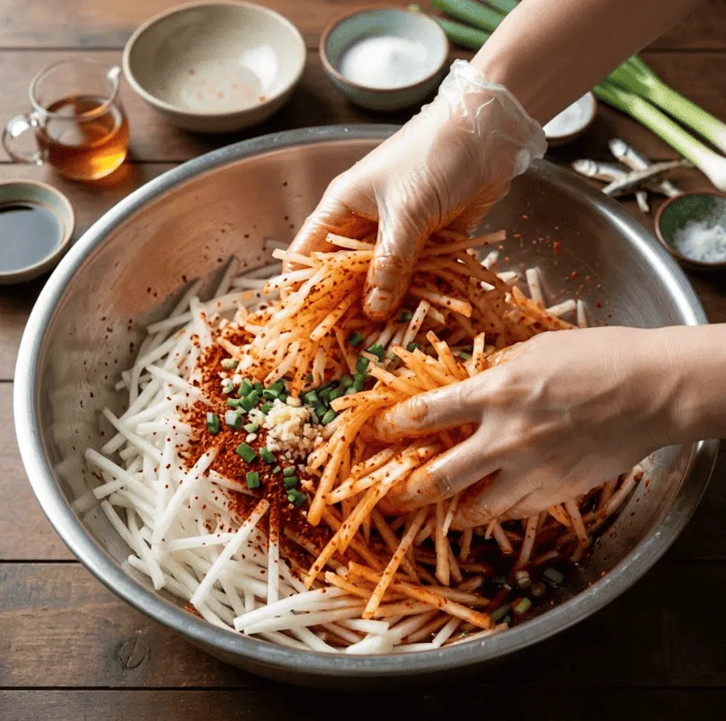 무생채 만드는 법 류수영 편스토랑 황금레시피 정리 (실패 없는 54321 비율)